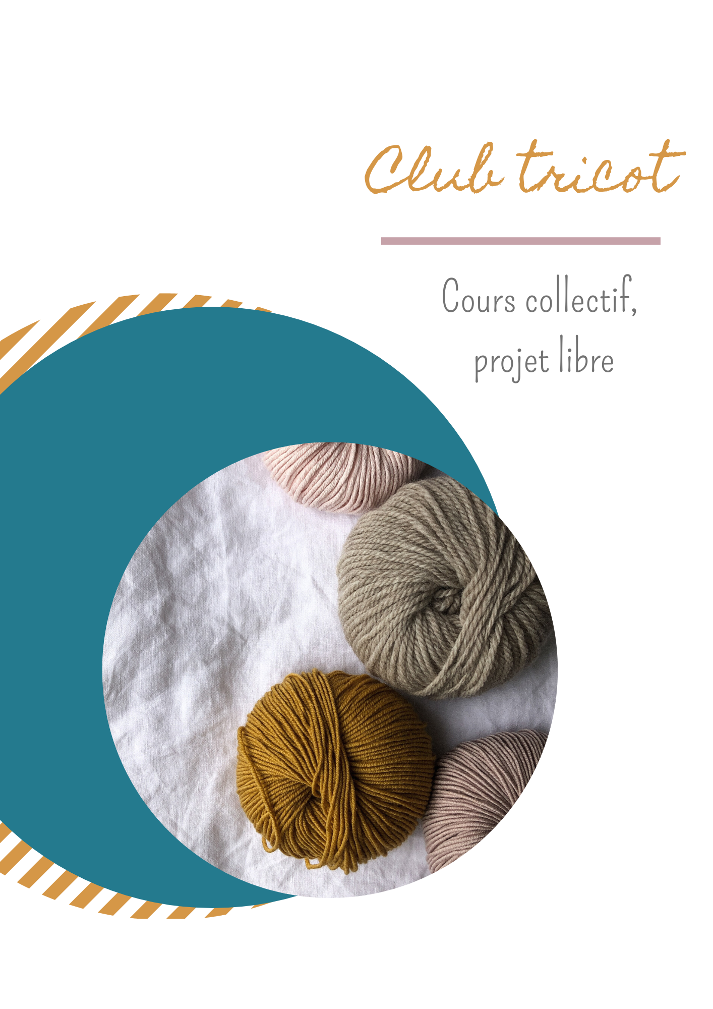 Club tricot " Cours de tricot/ crochet collectif " / Mercredi 19 Novembre 2025