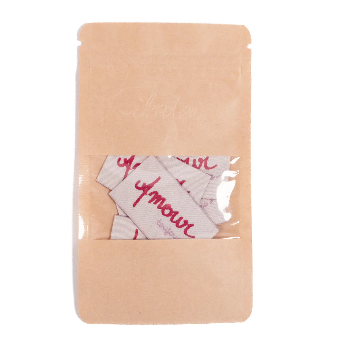 Etiquettes à coudre - Amour toujours - Ikatee