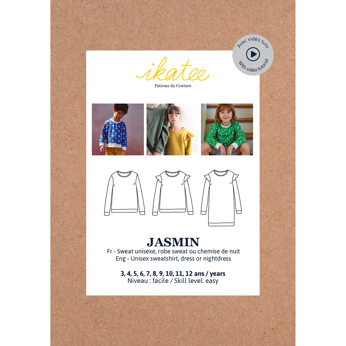 Jasmin sweat et robe - Ikatee
