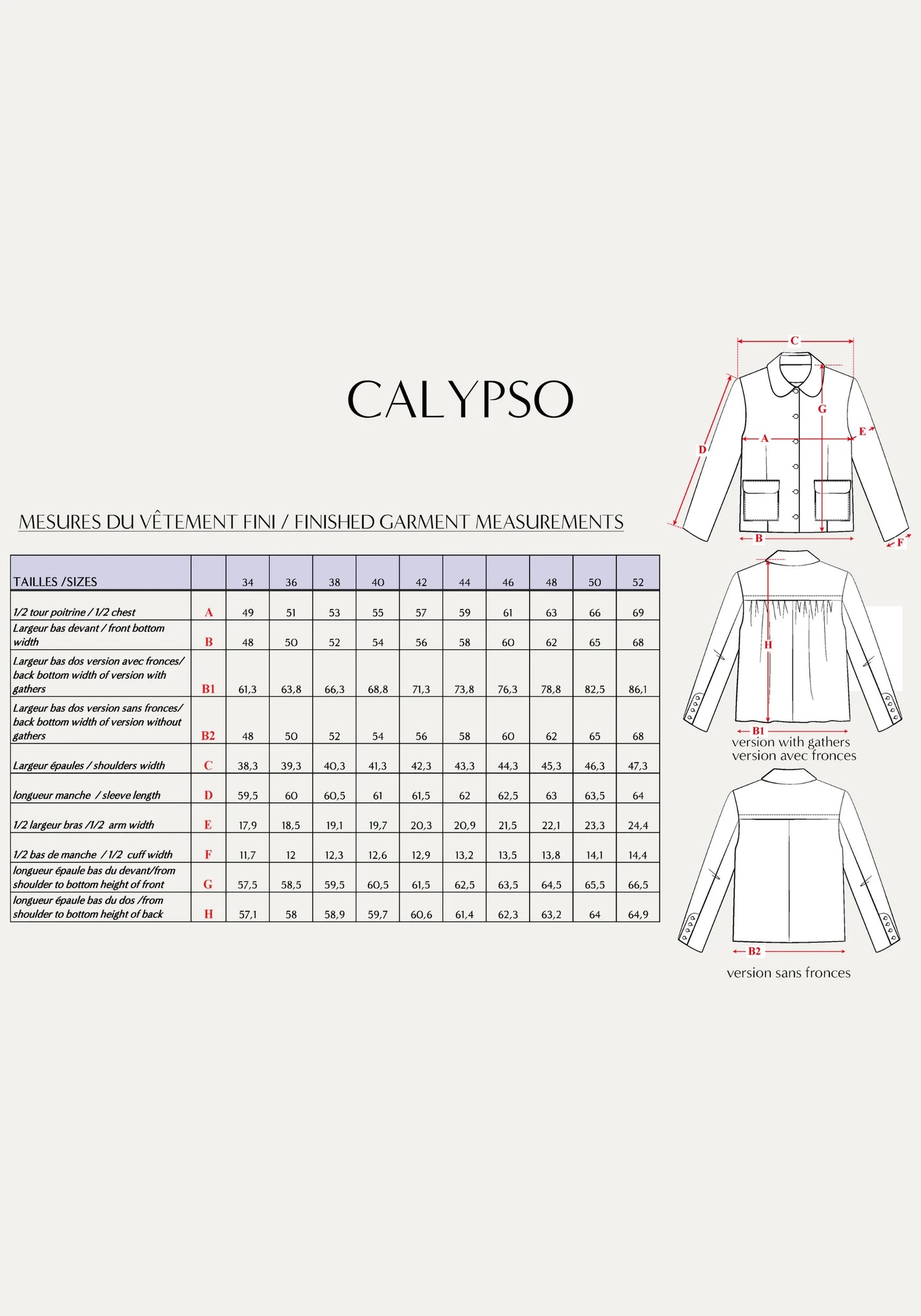 Paletot Calypso - Maison Fauve