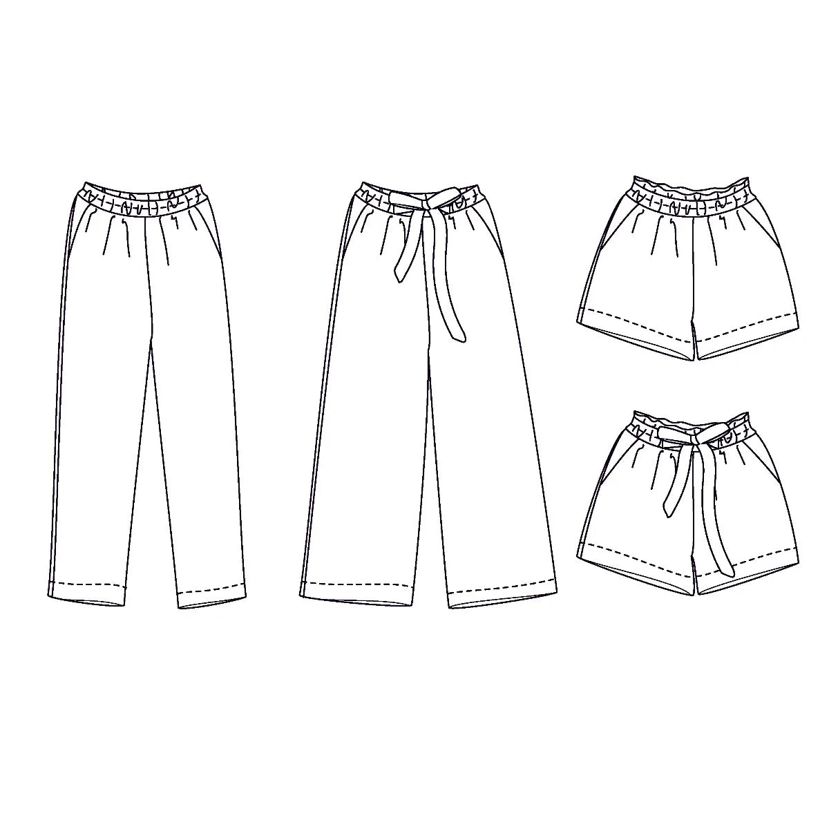 Pantalon / short Singapour - Ikatee