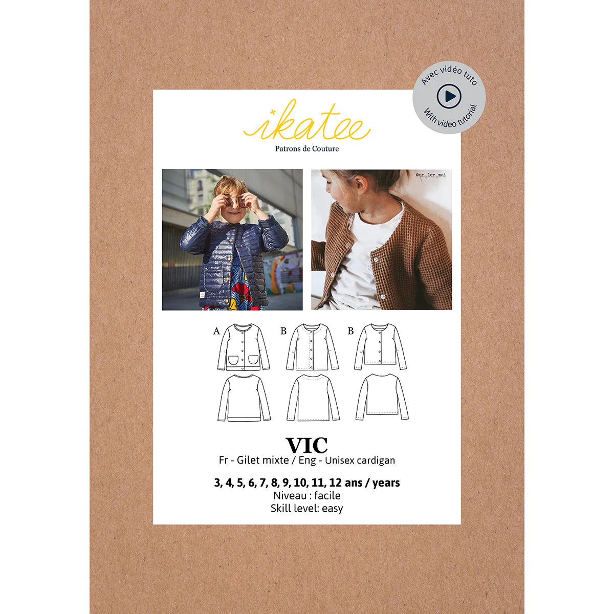 Gilet Vic kids - Ikatee