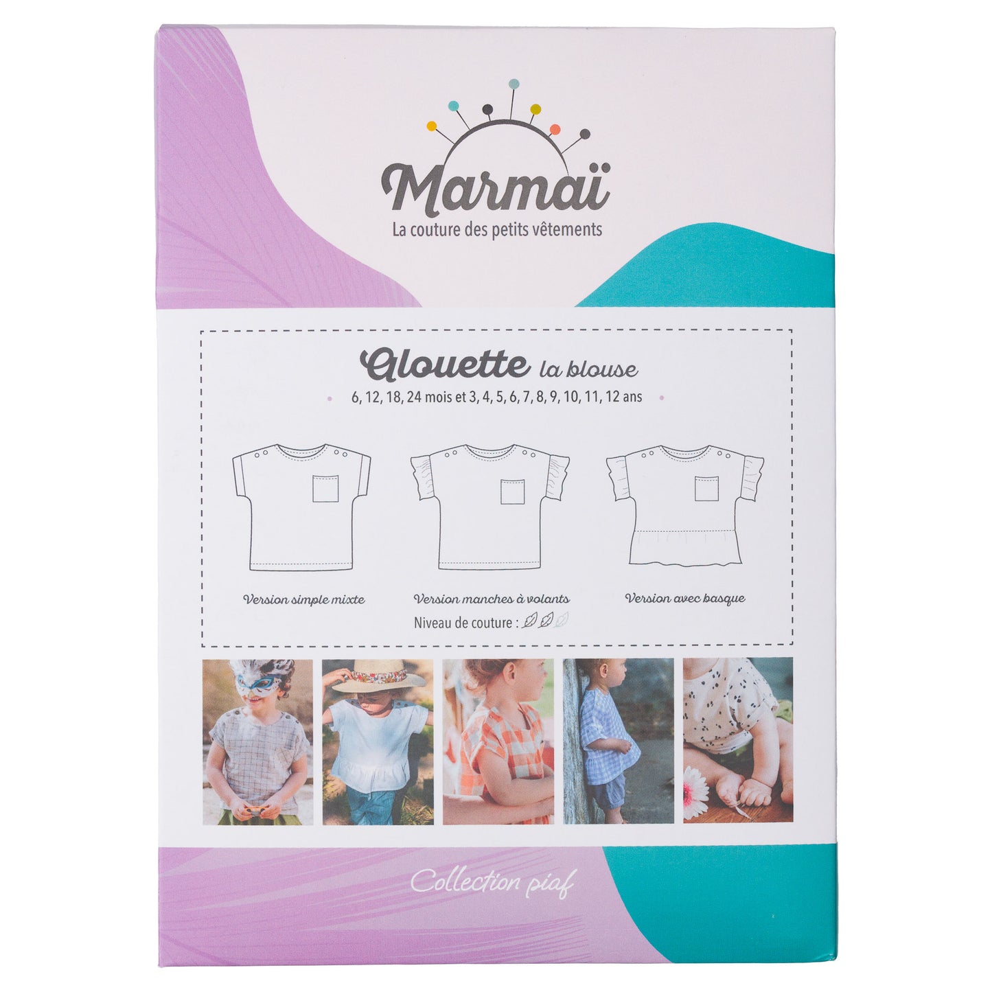 Blouse mixte Alouette 6 mois à 4 ans - Marmaï