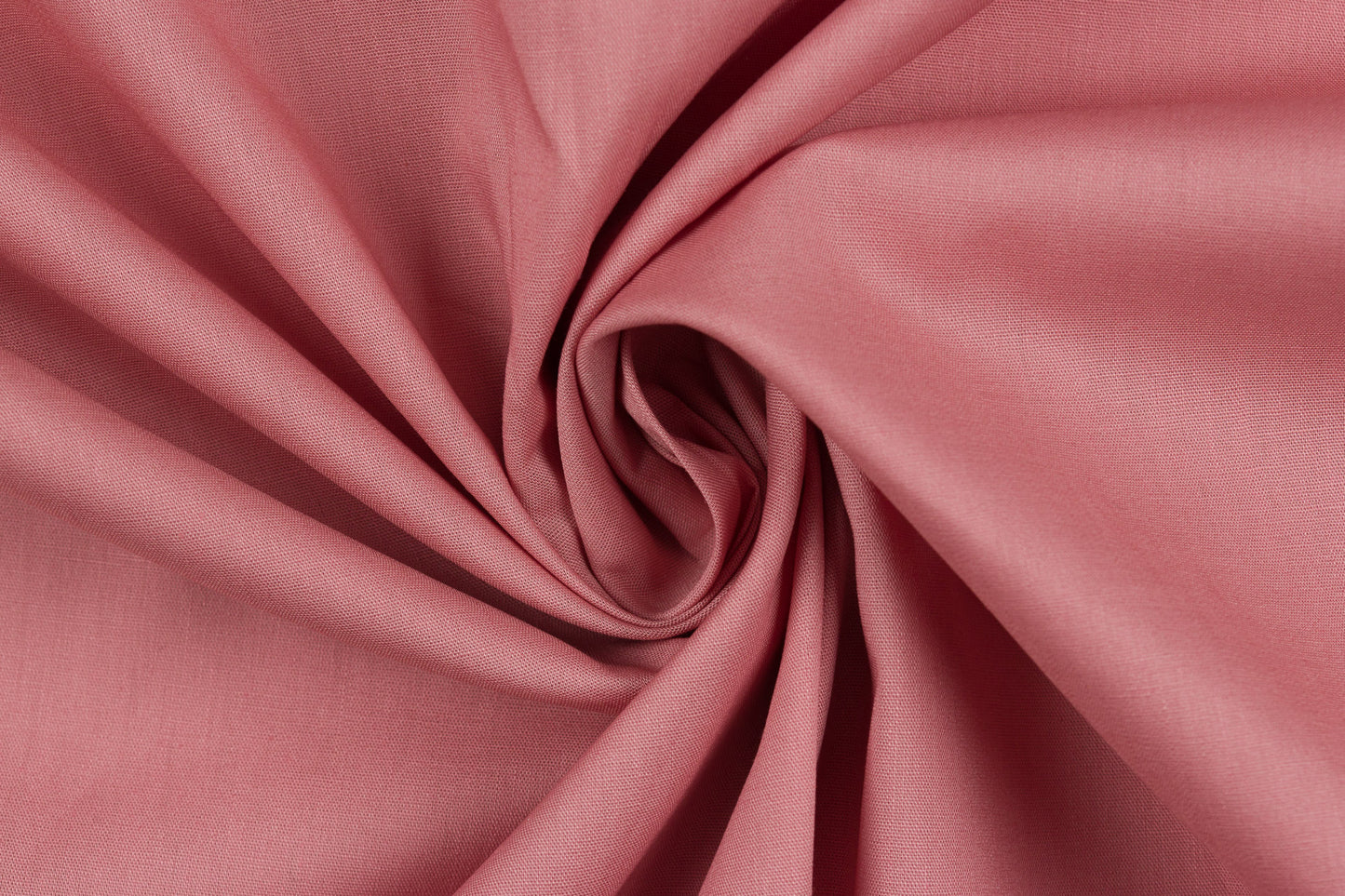 Popeline de coton - Rose camélia