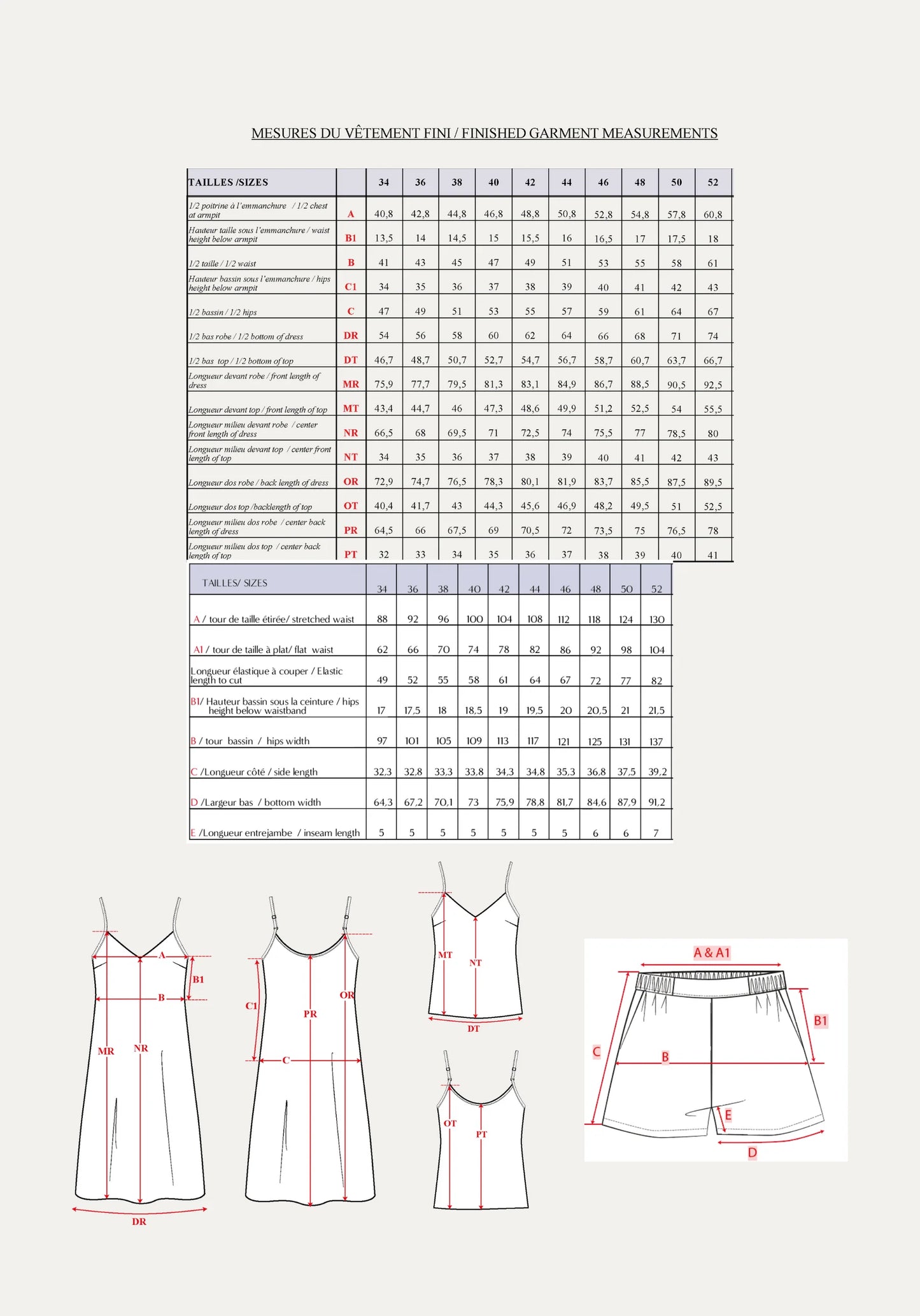 Pyjama Songe & Blush - Maison Fauve