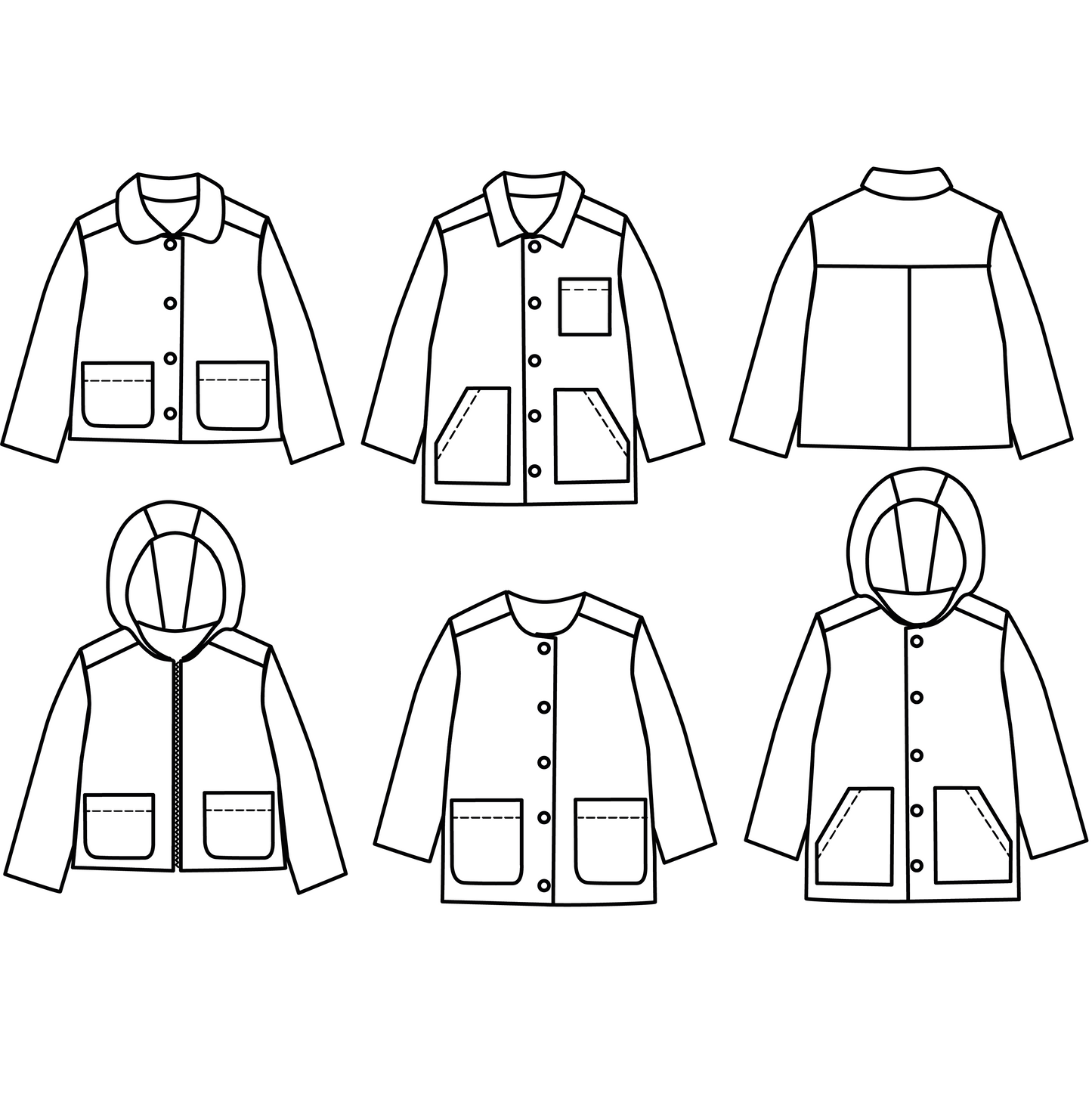 Sam parka, veste et manteau bébé - Ikatee