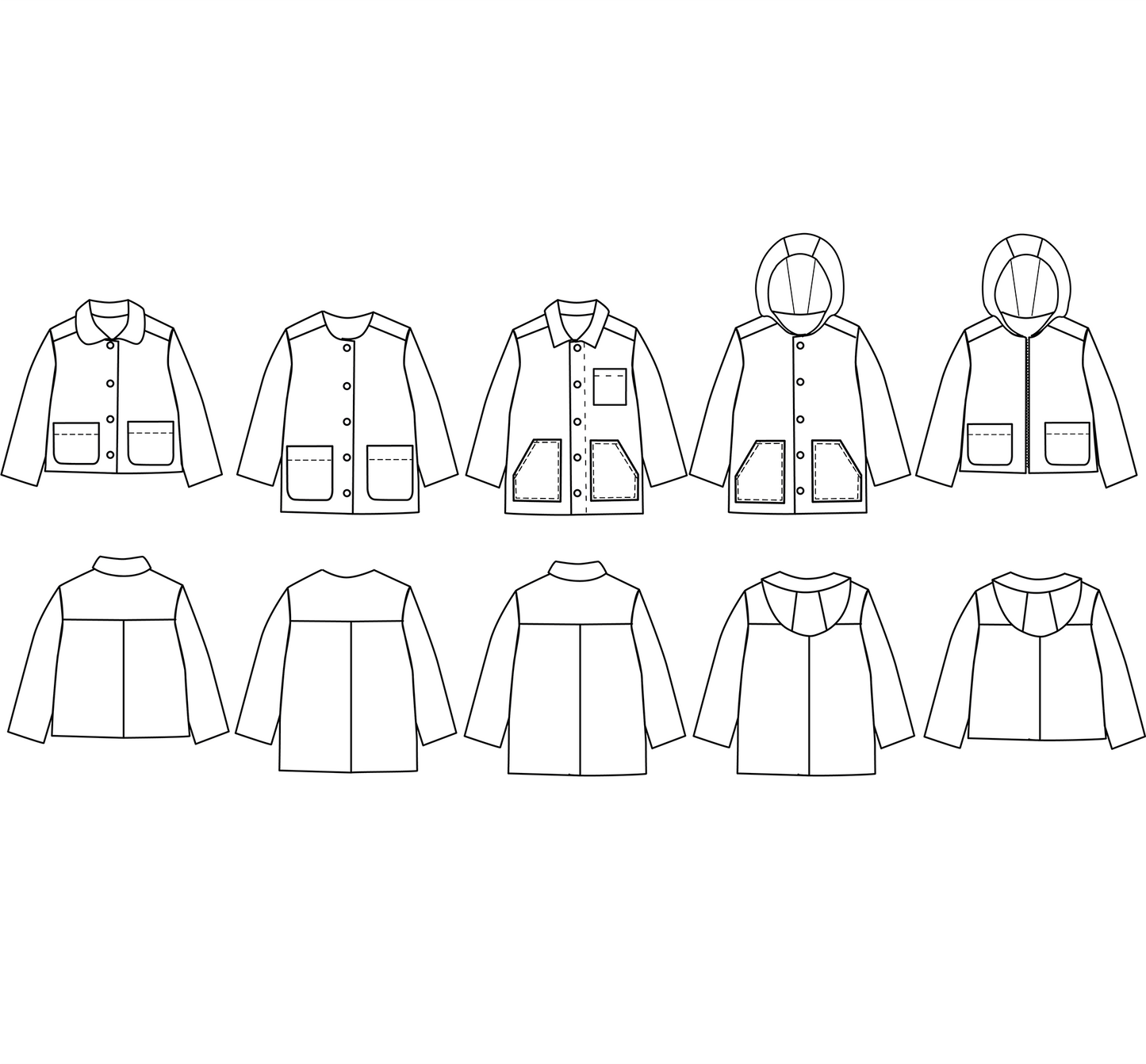 Sam parka, veste et manteau bébé - Ikatee