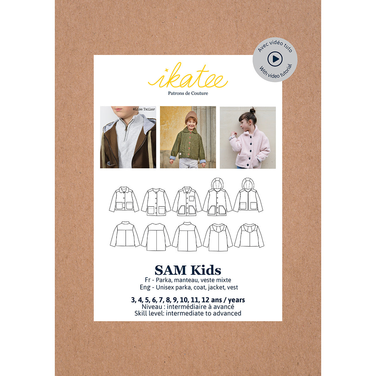 Sam kids parka, veste et manteau enfant - Ikatee