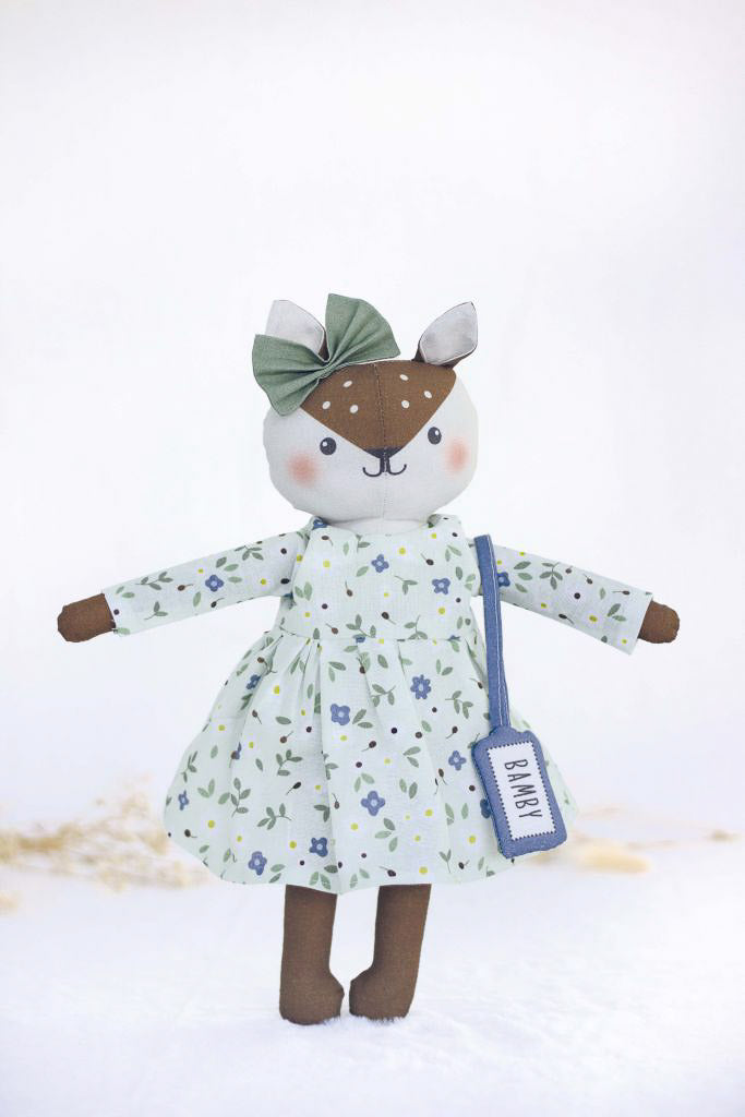 Tissu imprimé pour doudou Cocolini