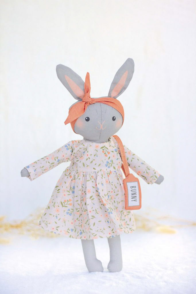 Tissu imprimé pour doudou Cocolini