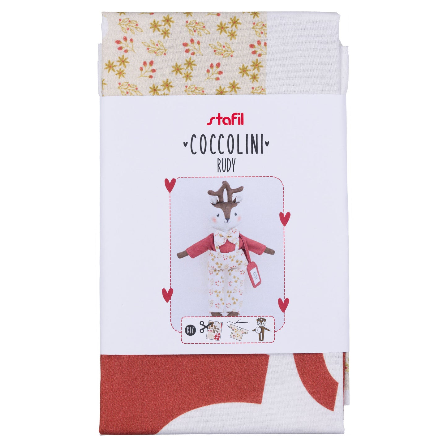 Tissu imprimé pour doudou Cocolini