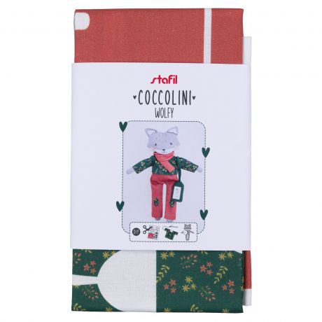Tissu imprimé pour doudou Cocolini
