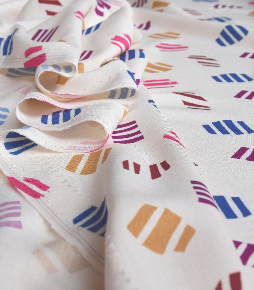 Tissu viscose - Big Confetti - Cousette