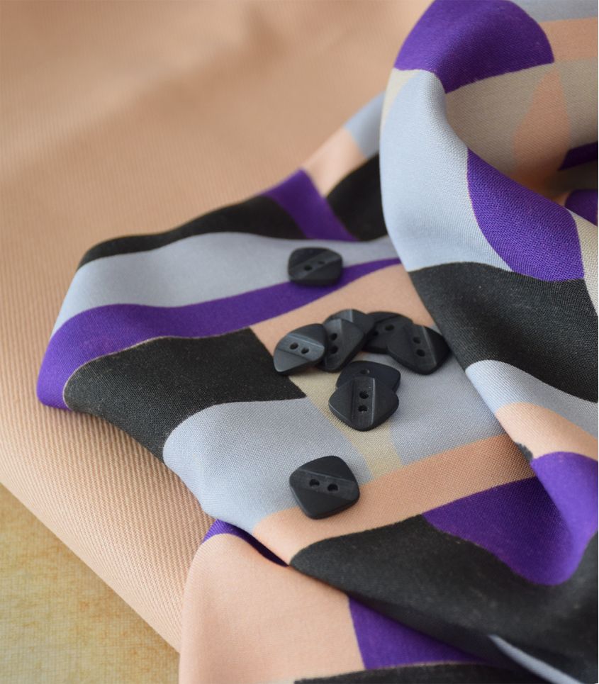Tissu viscose Dune - Purple - Cousette