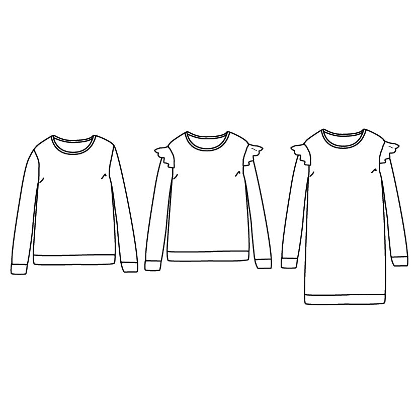 Jasmin Mum sweat et robe femme - Ikatee