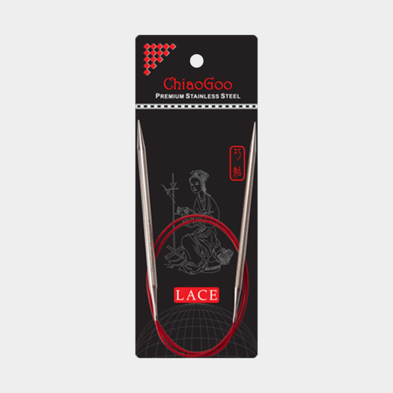 Aiguilles circulaires fixes Red Lace - Chiaogoo 32" (80cm)
