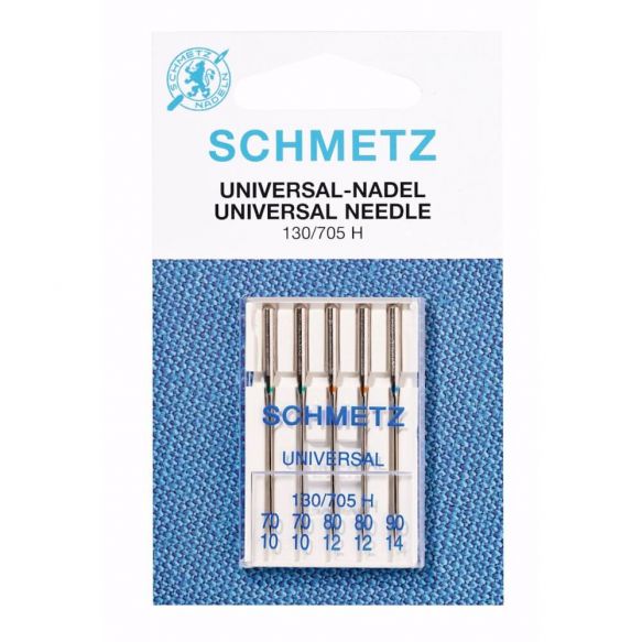 Aiguilles pour machine Universelles Schmetz assortiment 5 aiguilles 70 à 90 - Schmetz
