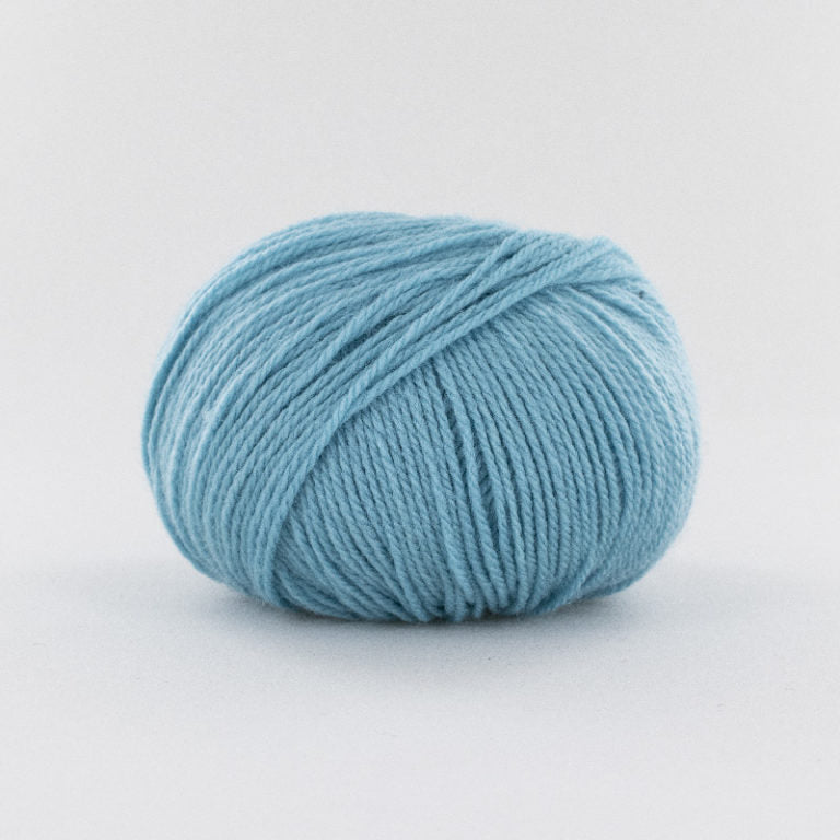 Laine BB Mérinos de Fonty - Bleu ciel 0888