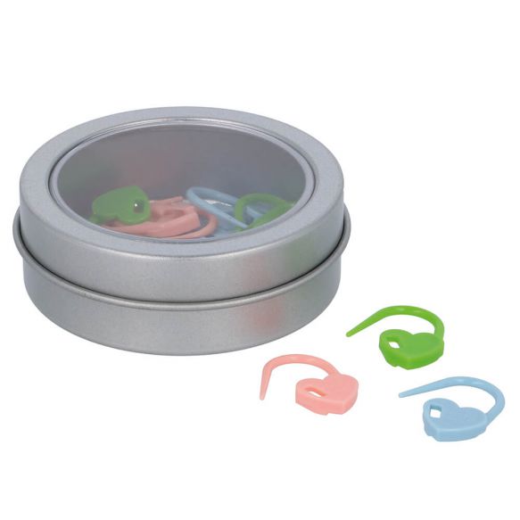 Boîte d'anneaux marqueurs à fermoir "cœur" - Tulip