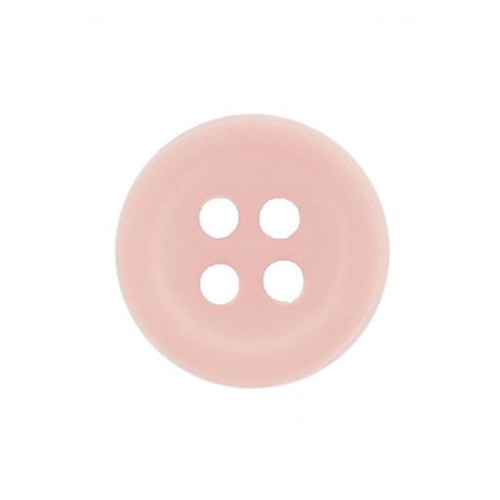 Boutons classique 4 trous - 22 mm - Rose dragé