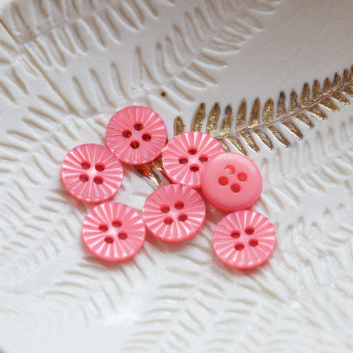 Boutons Pâquerettes Corail- Lise Tailor