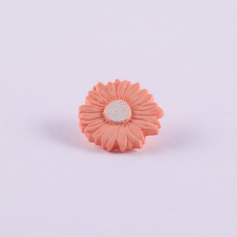 Boutons fleurs rose- 15 mm