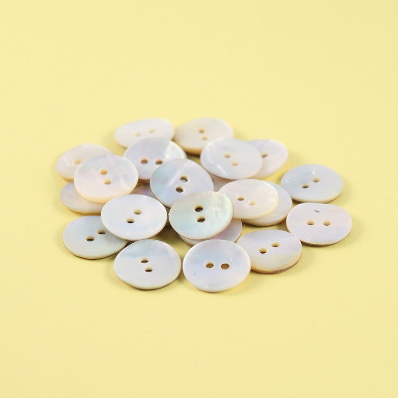 Boutons nacre - 15 mm