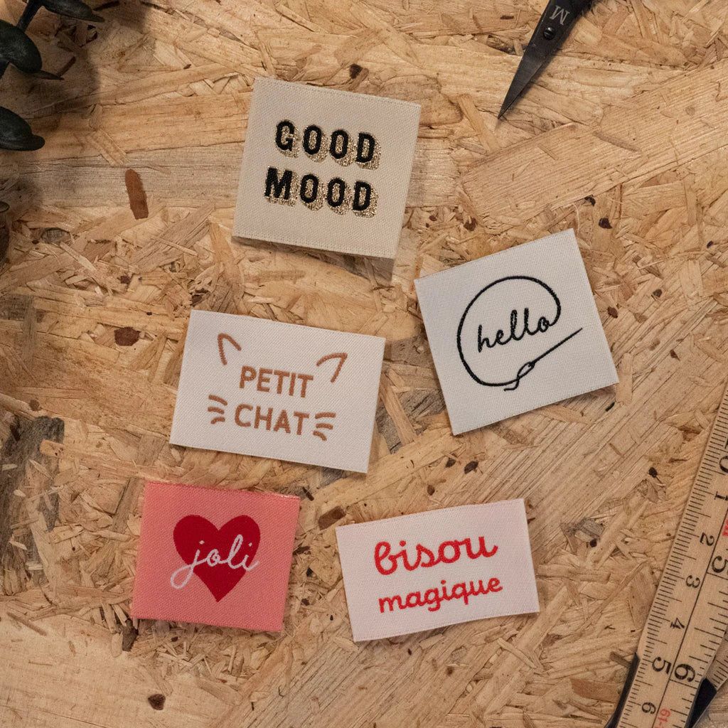 Etiquettes à coudre - Assortiment Cosy - Ikatee