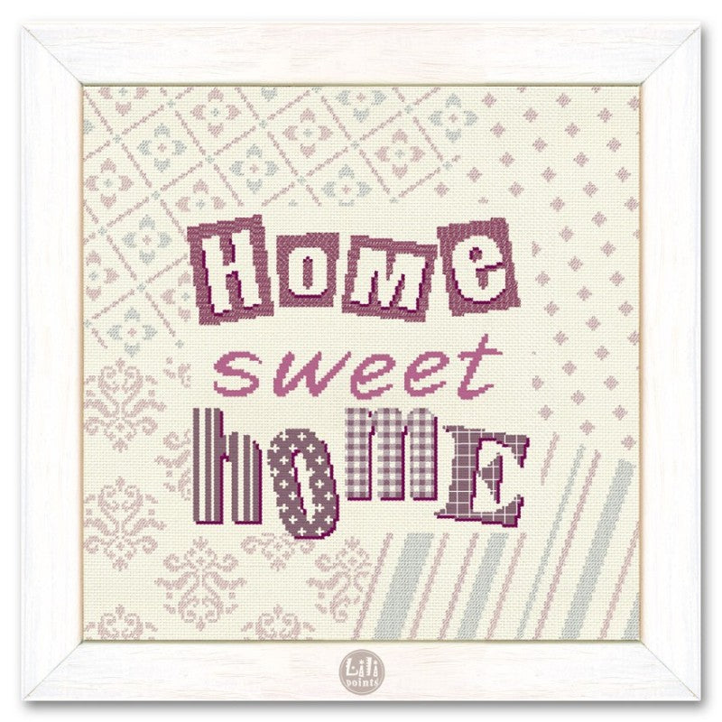 Fiche point de croix - Home sweet home - Lili Points