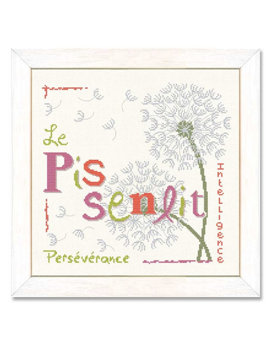 Fiche point de croix - Le pissenlit - Lili Points