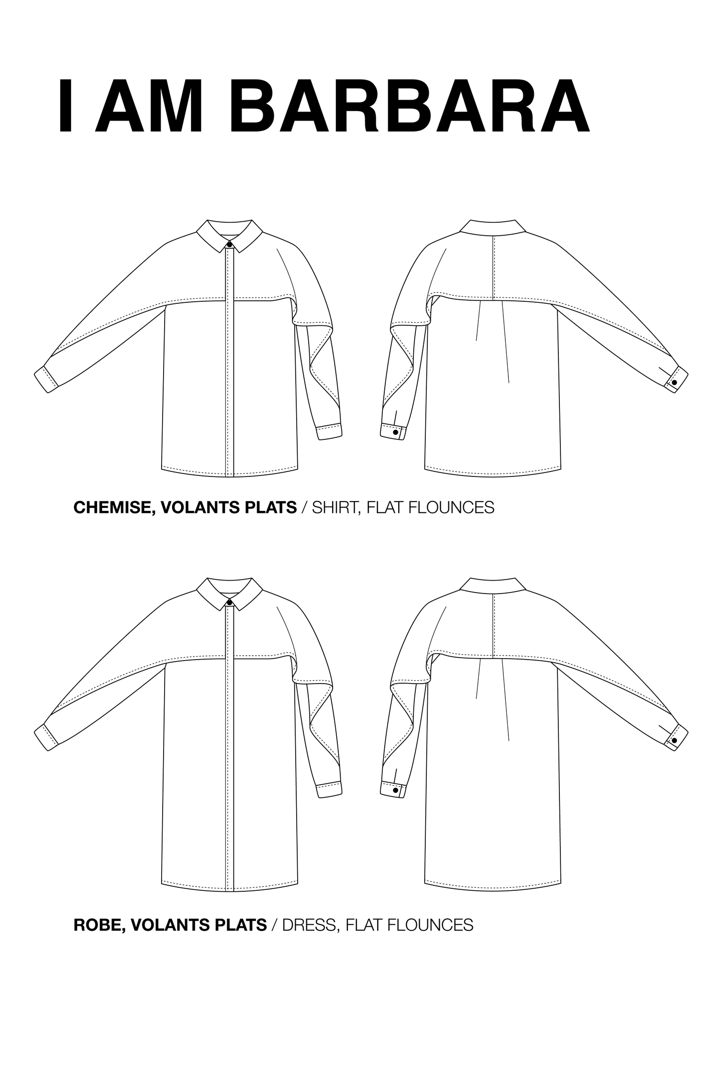 Chemise I Am Barbara - I Am Patterns