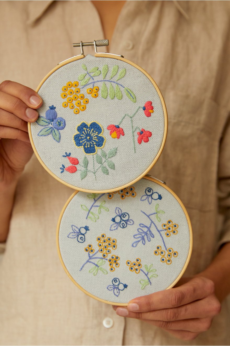 Kit Mindful making - DMC - Broderie - Baies gourmandes