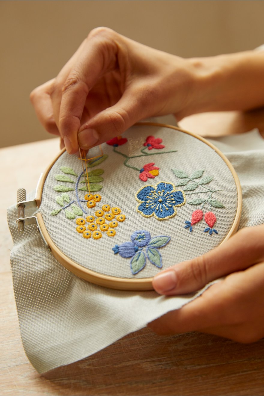 Kit Mindful making - DMC - Broderie - Baies gourmandes