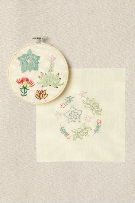Kit Mindful making - DMC - Broderie - Jardin miniature