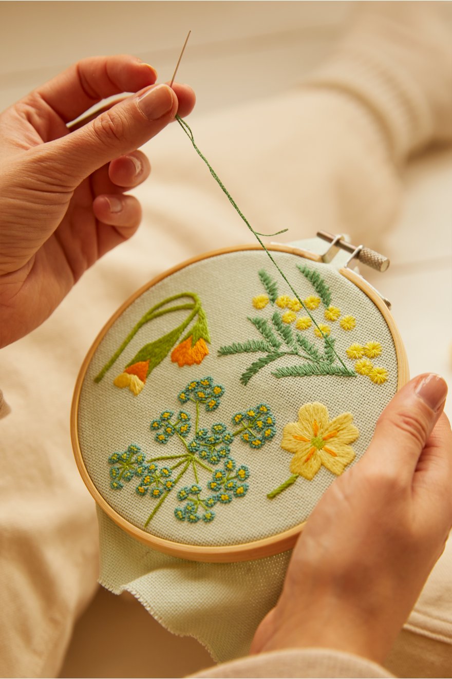 Kit Mindful making - DMC - Broderie - Sous-bois enchanté