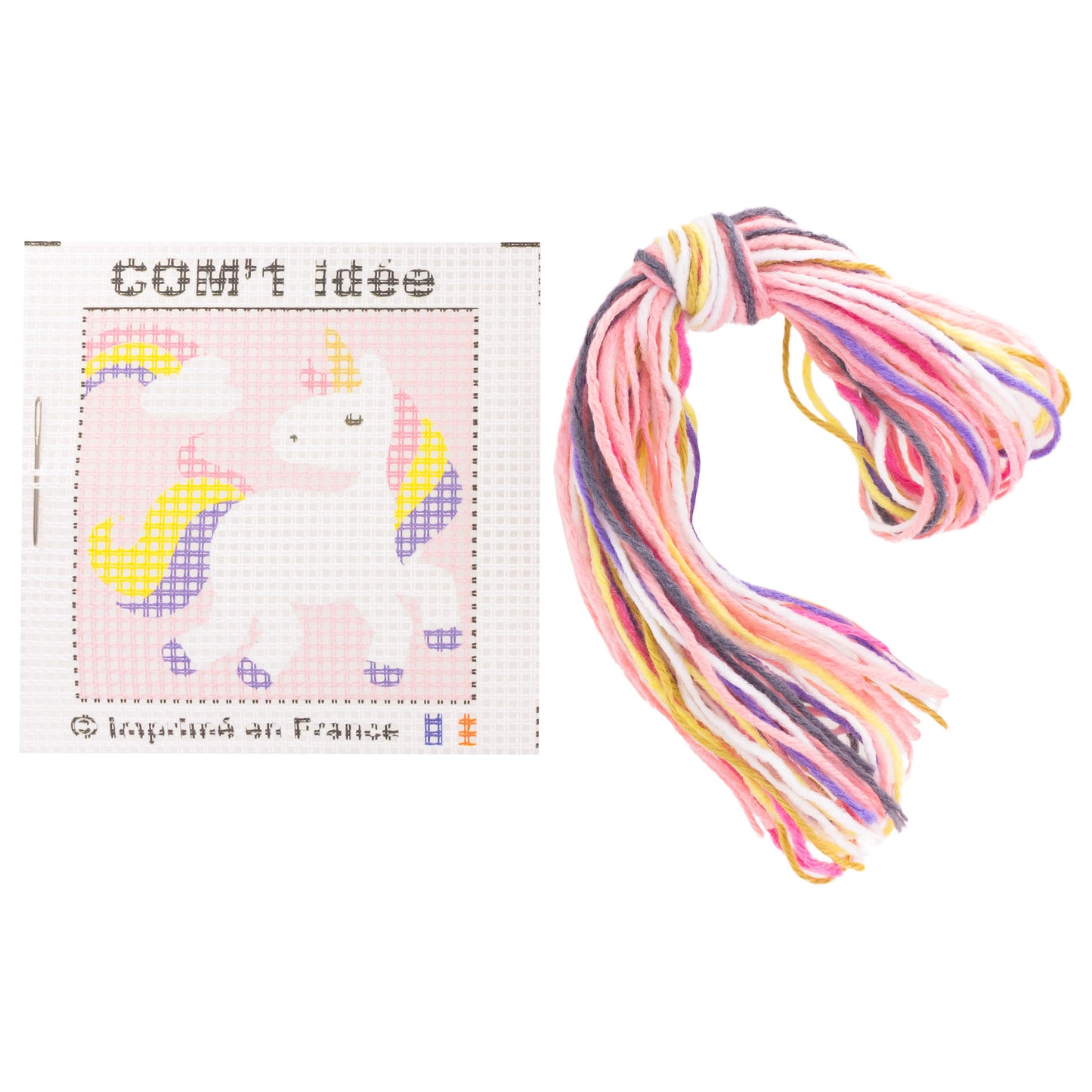 Kit de canevas pour enfant - Fée Licorne