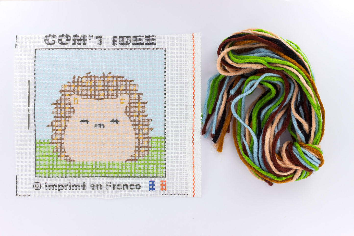 Kit de canevas pour enfant - Mignon comme un hérisson