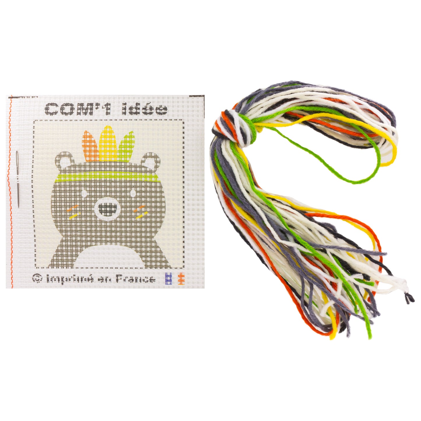 Kit de canevas pour enfant - Teddy chez les indiens