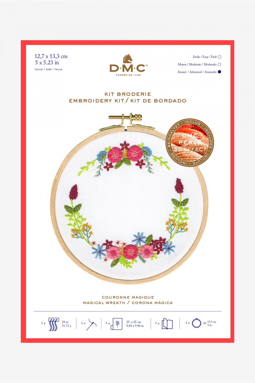 Kit de broderie - Couronne magique - DMC