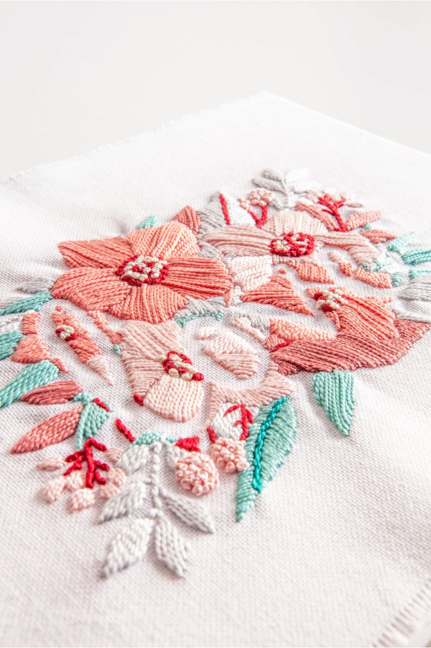 Kit de broderie - Fleurs de l'amour - DMC
