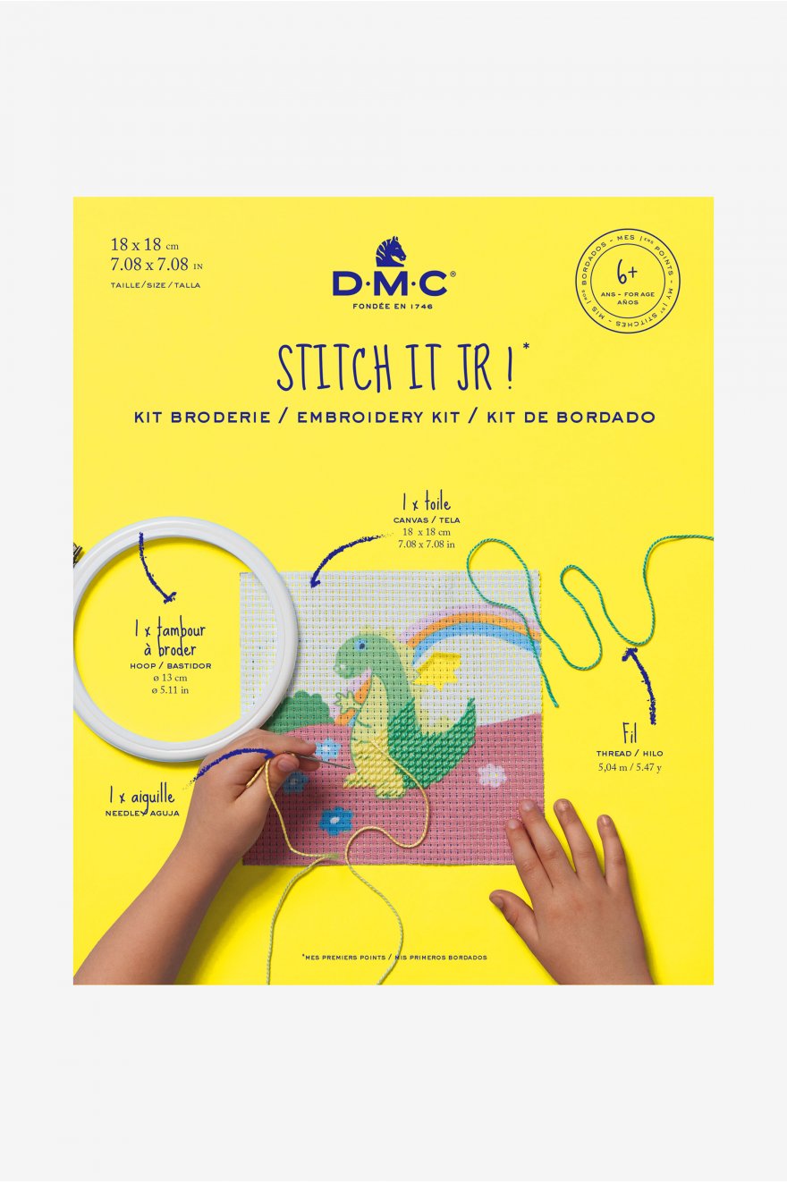 Kit de tapisserie demi point - Le Dragon - DMC