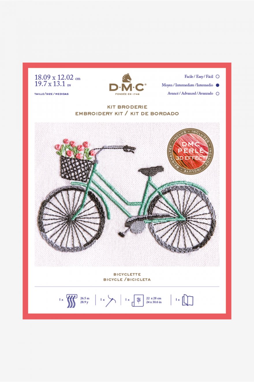 Kit de broderie - Bicyclette - DMC