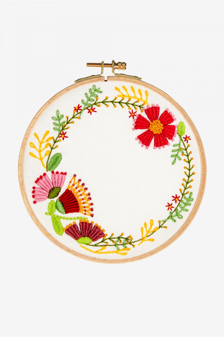 Kit de broderie - Fleurs d'automne - DMC