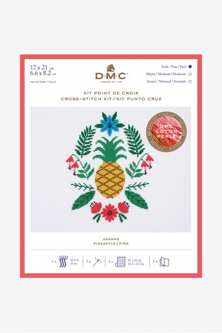 Kit de broderie au point de croix - Ananas - DMC