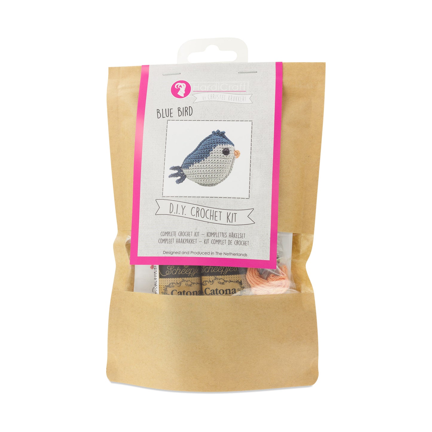 Kit de crochet - Mini Oiseau Bleu