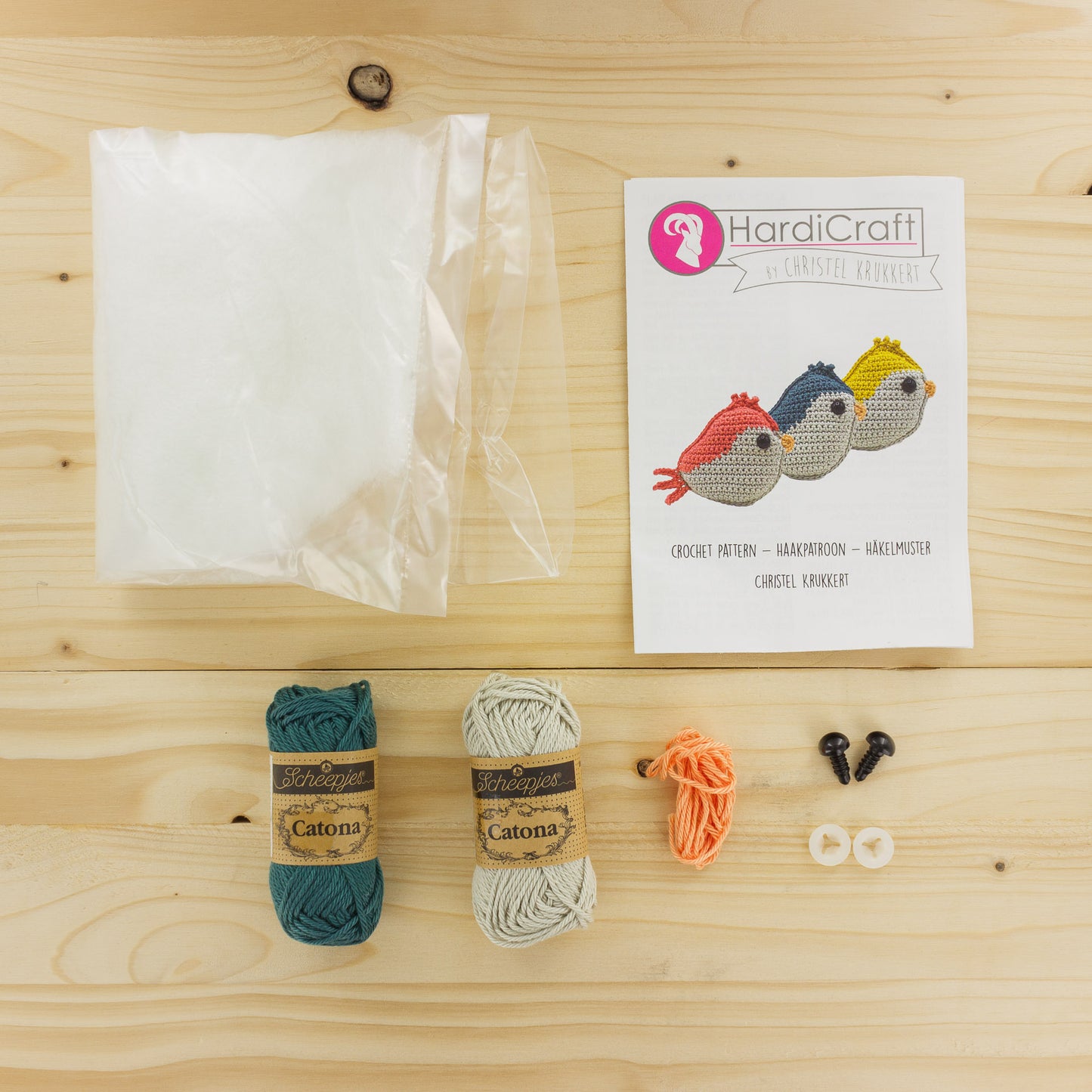 Kit de crochet - Mini Oiseau Bleu