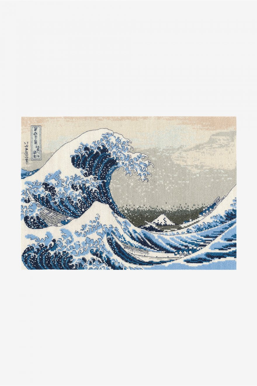Kit de point de croix - La grande vague - DMC
