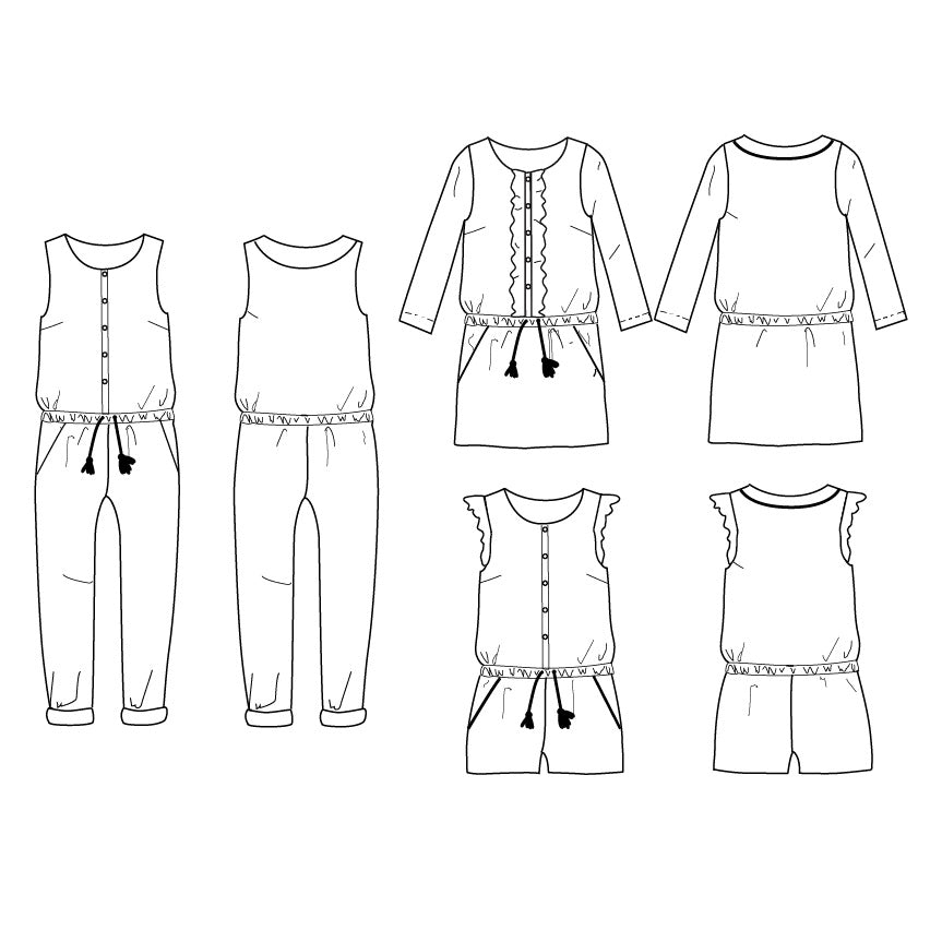 Combinaison / Robe Marieke Kids - Ikatee