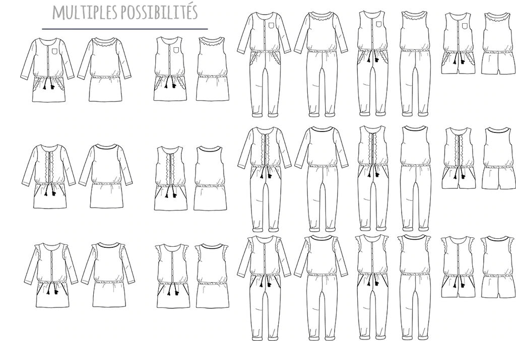 Combinaison / Robe Marieke Kids - Ikatee
