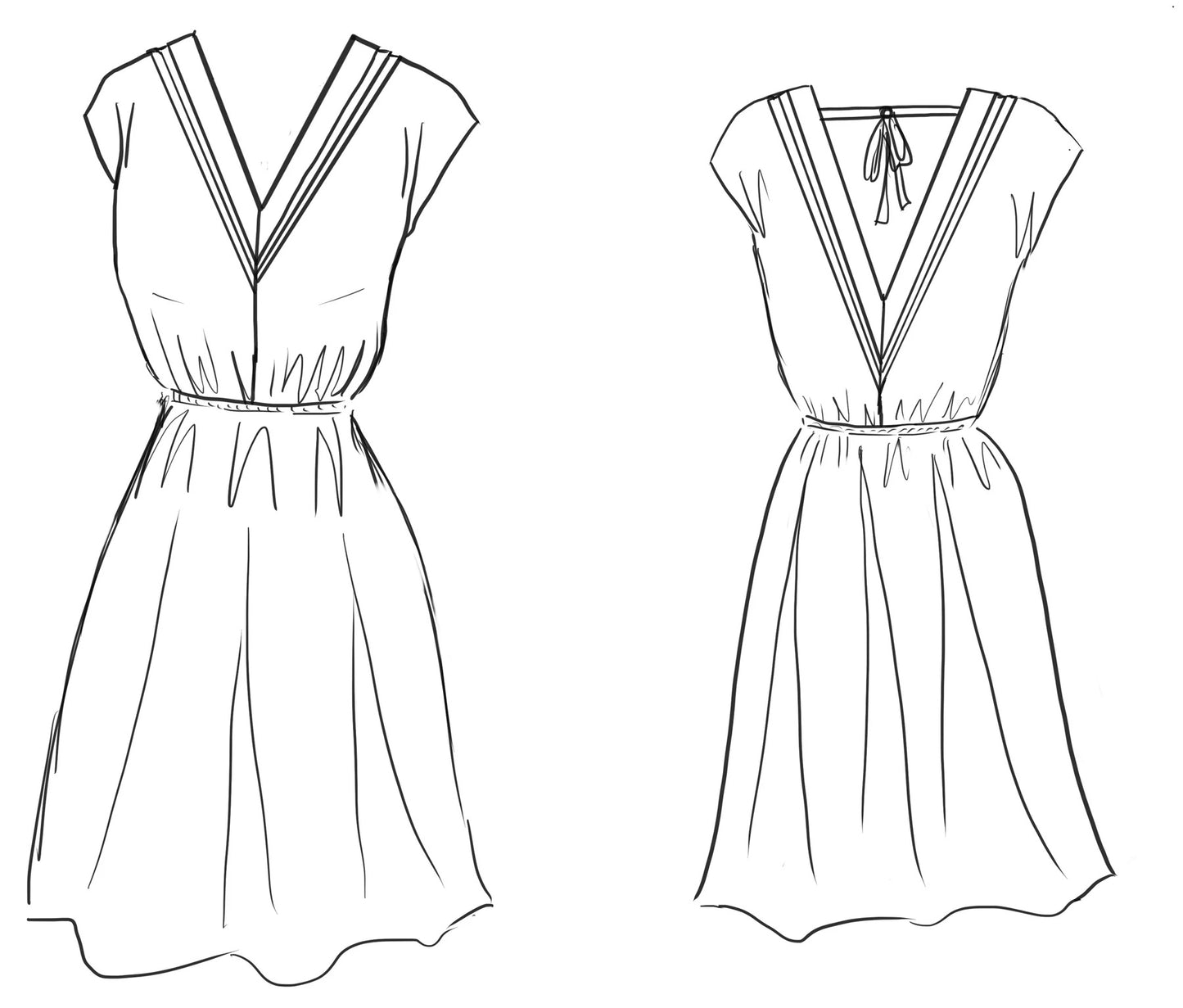 Robe / top Byzance - Maison Fauve